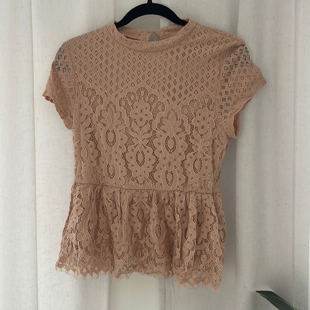Francesca’s peplum top